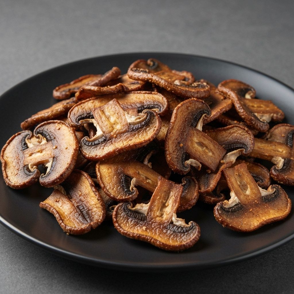 Air-Fried Mushroom Chips